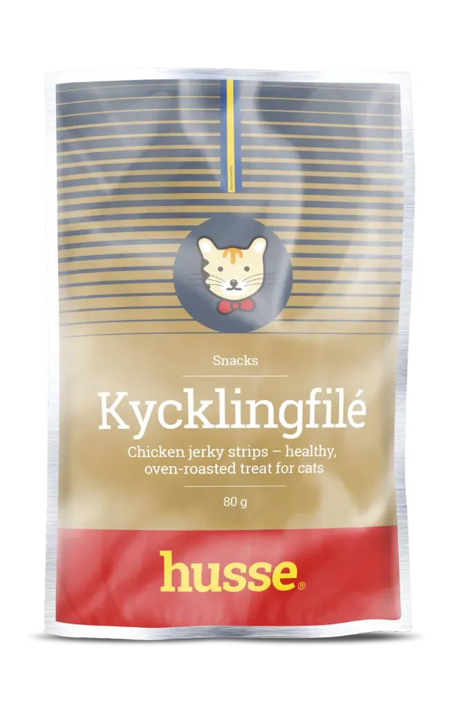 [14016] Kycklingfilé (Filets de poulet fumés pour chats) 80g