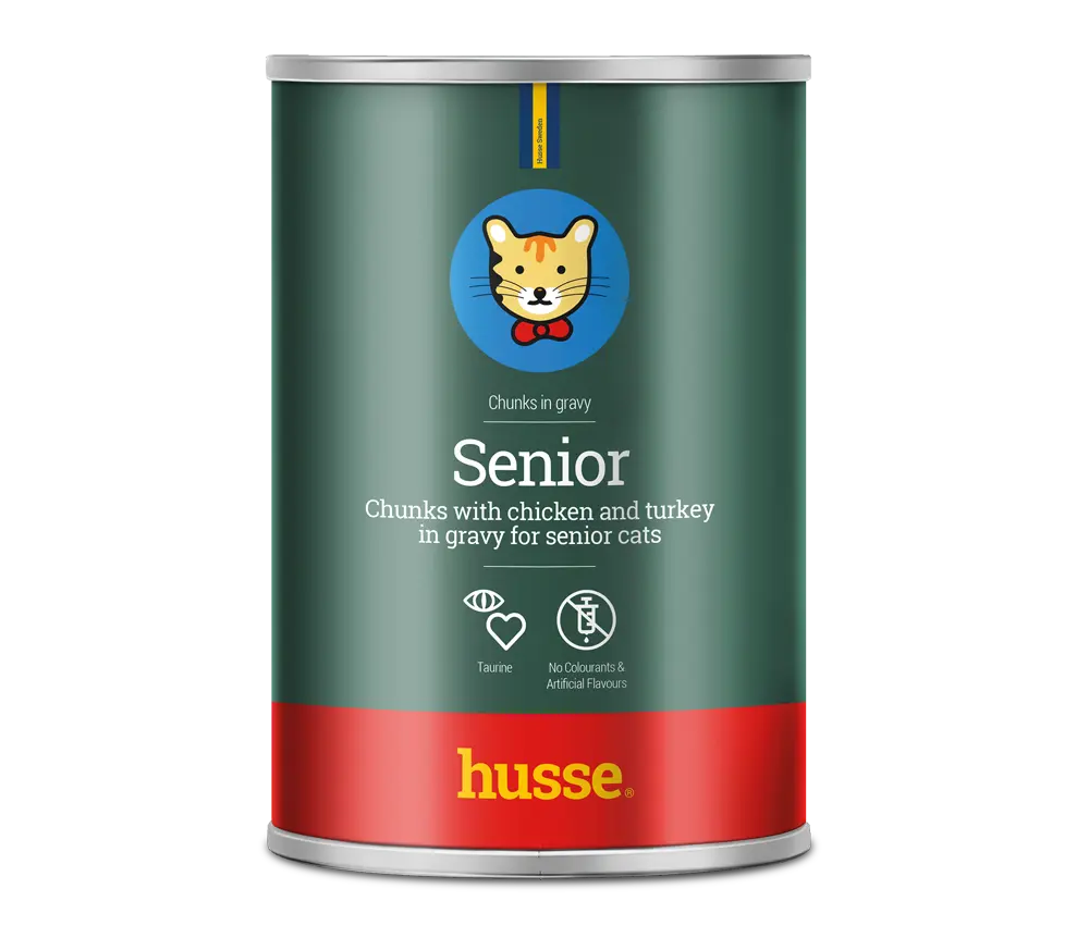 [15026] Boîte morceaux chat Senior (Poulet/dinde) 415g  