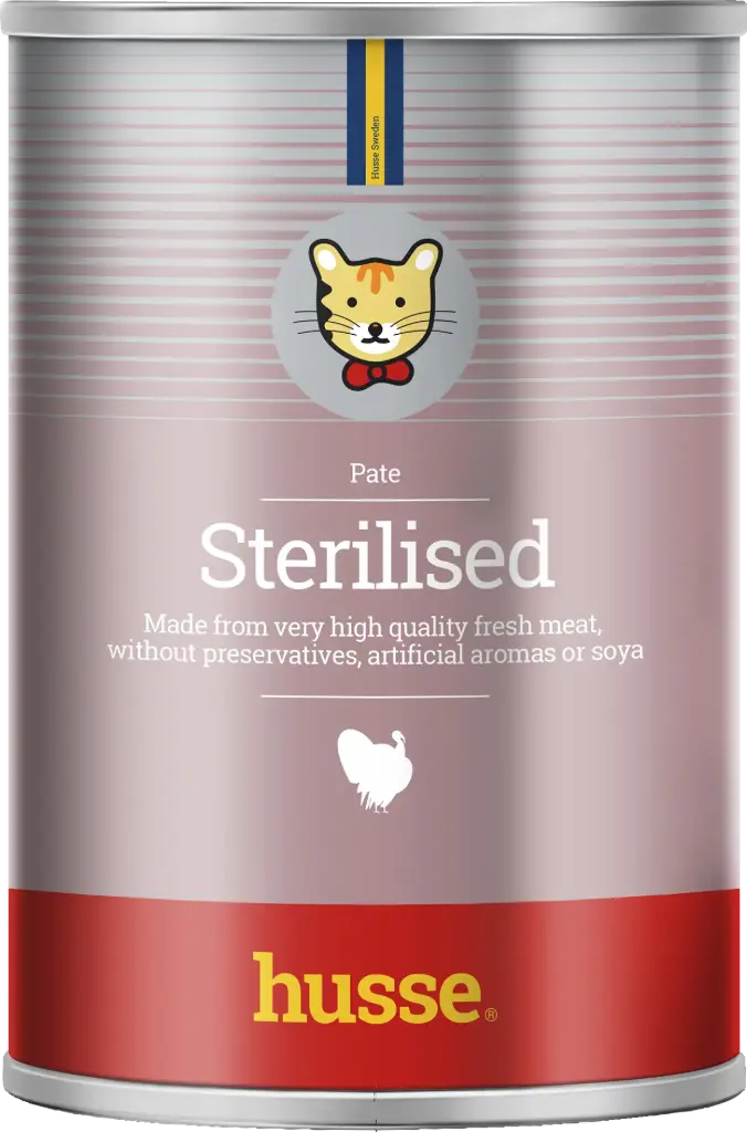 [15028] Boîte pâté chat Sterilised (Bœuf Dinde)  400g    