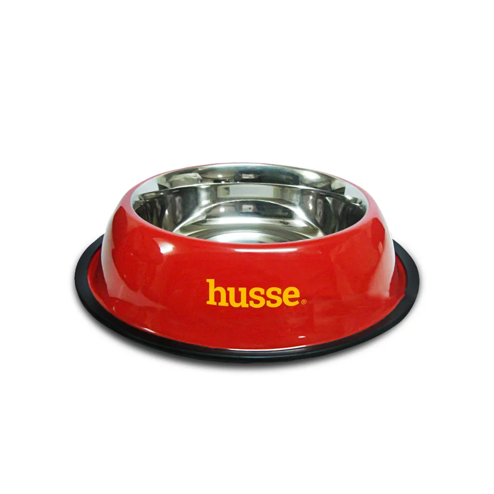 [50137] Gamelle inox  rouge    15 cm-22cm  (S)