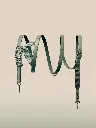 Laisse-Bandana Lichen - Vert